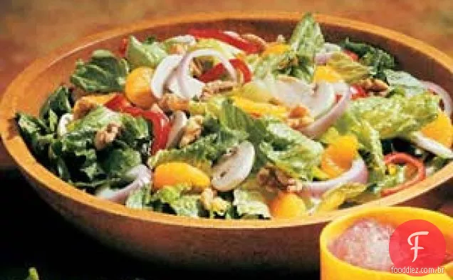 Salada rápida com frutas cítricas