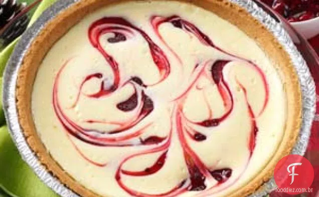 Torta de Cheesecake com Framboesa