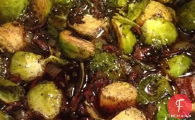Couve de Bruxelas com Bacon da Bella