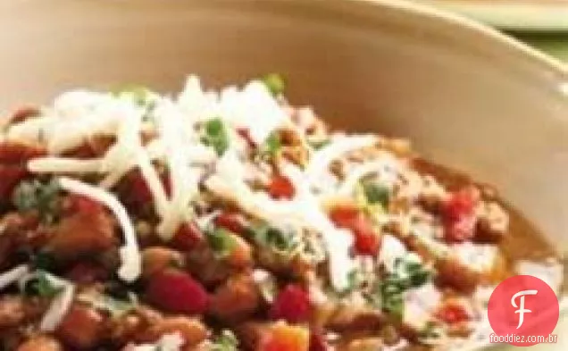 Chile Verde de Carne e Feijão