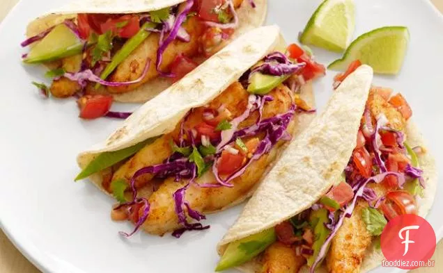 Tacos de peixe Baja