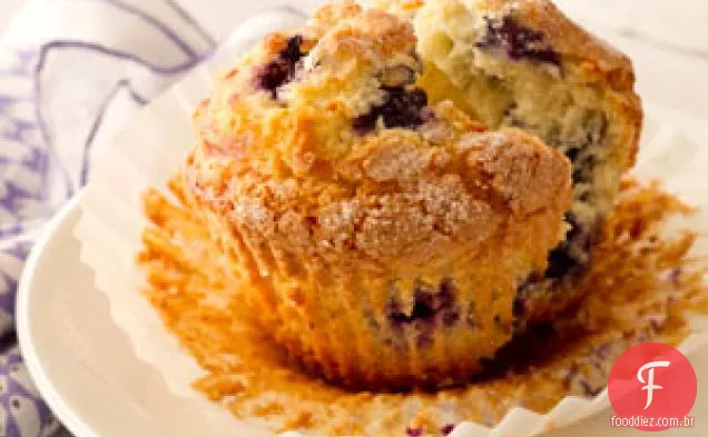 Muffins de mirtilo jumbo