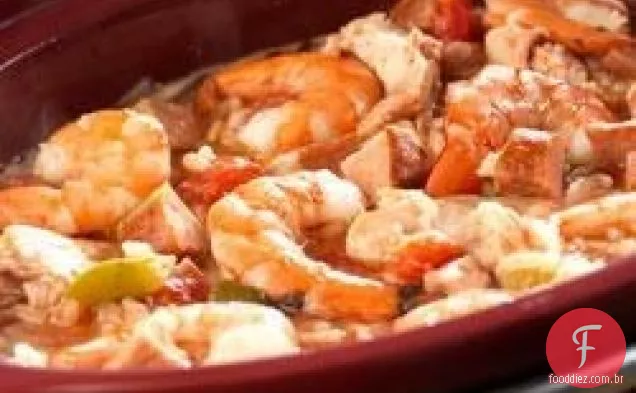 Jambalaya de cozimento lento