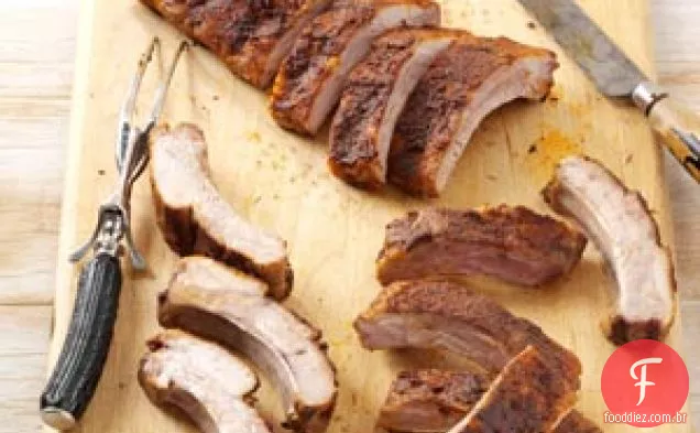 Costelas temperadas com especiarias