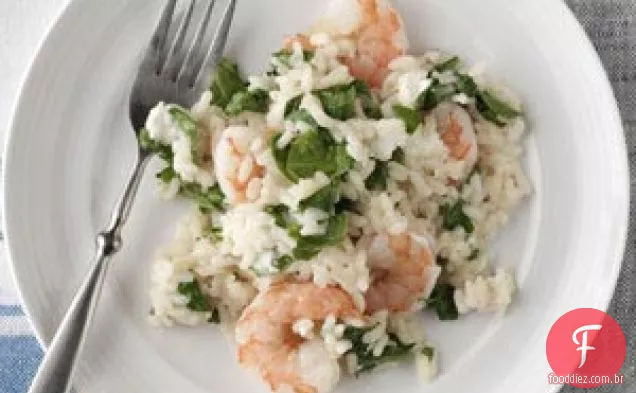 Risoto de Camarão Saudável