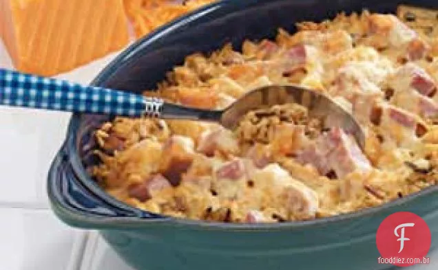Caçarola de Frango e Presunto