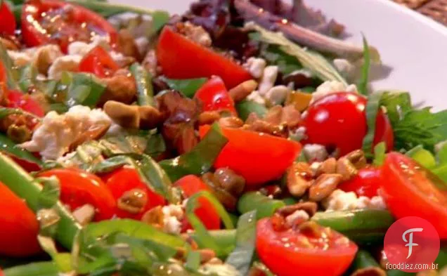 Salada de feijão verde