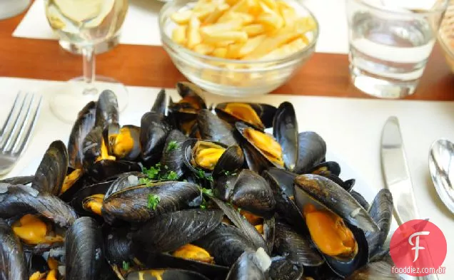 Receita simples de Moules-frites