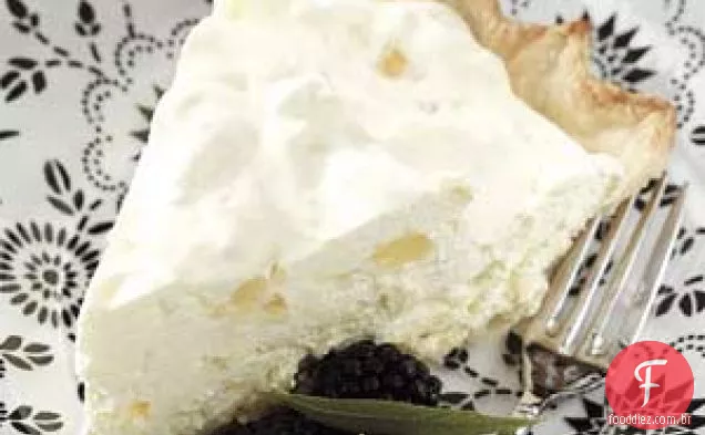 Torta de abacaxi e queijo sem assar
