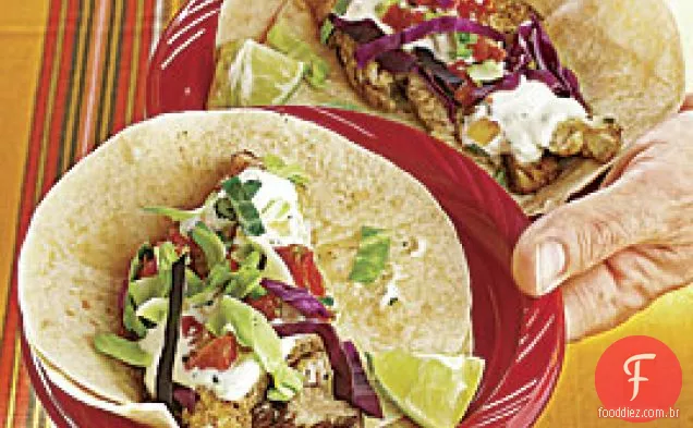 Tacos De Peixe Grelhado