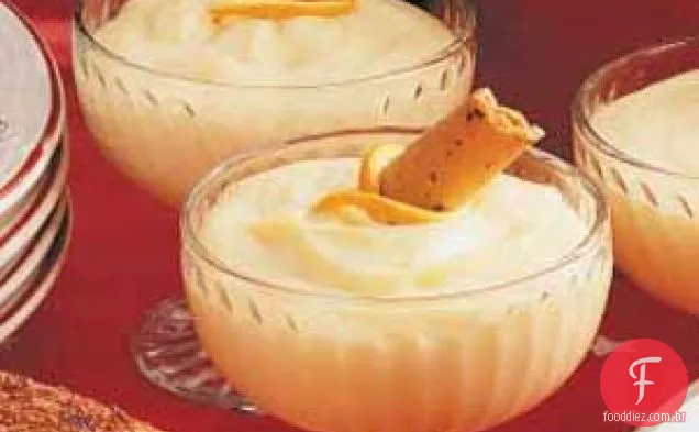 Pudim de Chocolate Branco