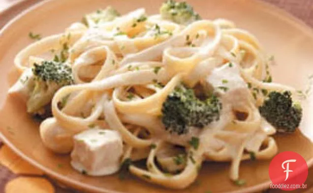 Fettuccine de Frango Rápido