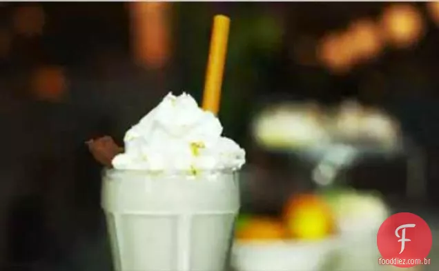 Milkshake de Pêssegos e Creme