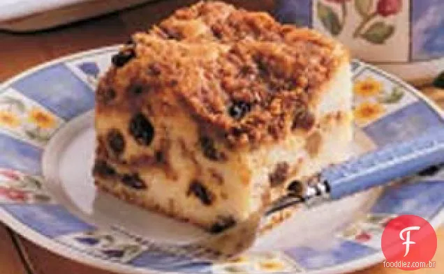 Bolo de café com passas e leitelho
