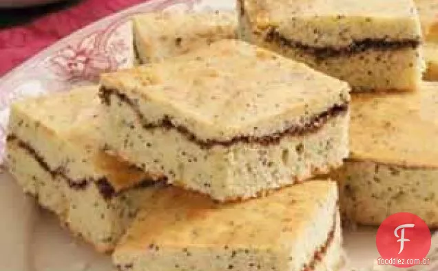 Bolo de café com semente de papoula