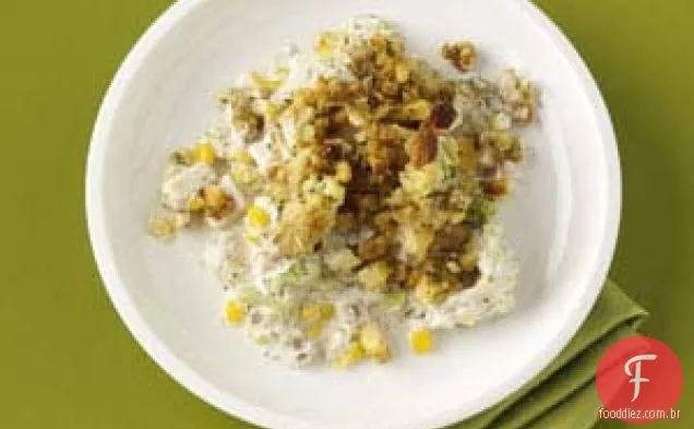 Caçarola de Frango Preparada com Antecedência