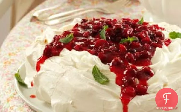 Pavlova de Cranberry