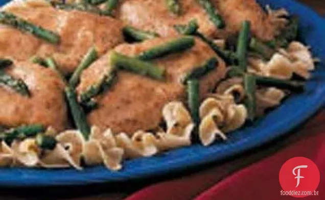 Fricassé de Frango com Espargos