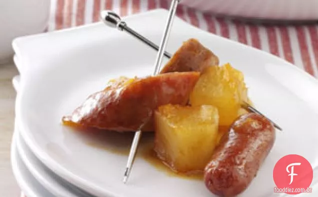 Picadas de Salsicha de Churrasco