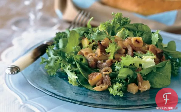 Salada Quente De Castanha E Maçã