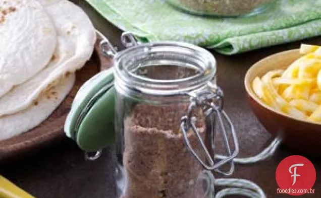 Mistura de temperos para tacos