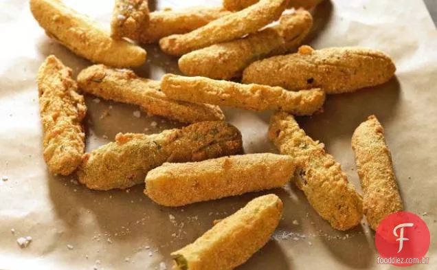 Picles de endro fritos