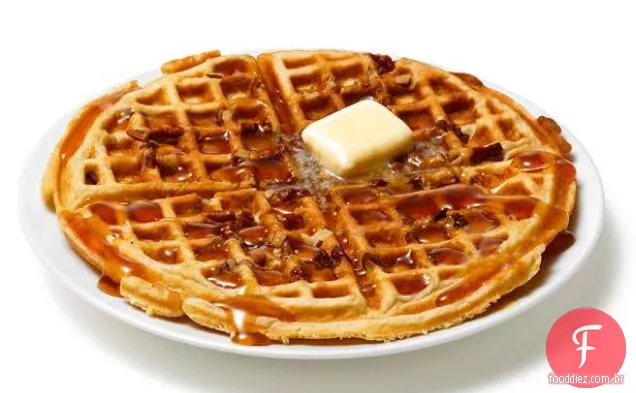 Waffles de Pecã Quase Famosos