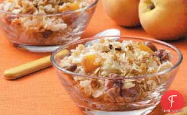 Pudim de arroz de café da manhã