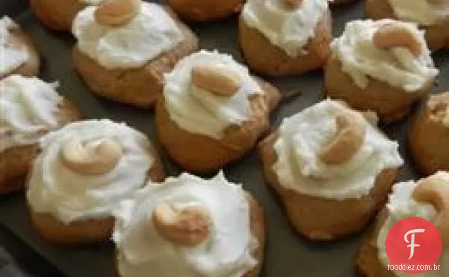 Biscoitos de castanha de caju