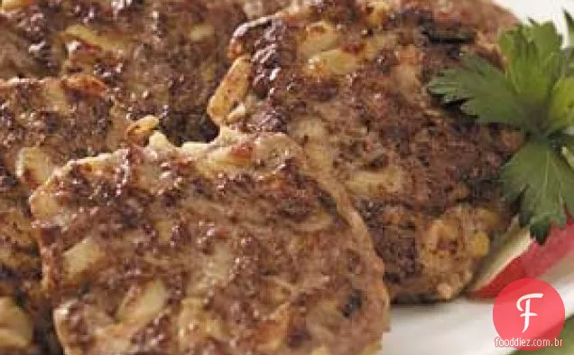 Salsicha saborosa de maçã e frango