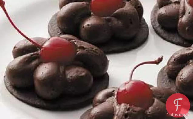 Rodadas de Mousse de Chocolate
