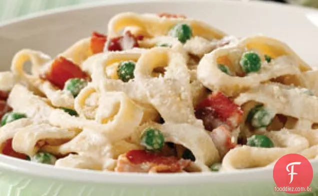 Macarrão rápido à carbonara