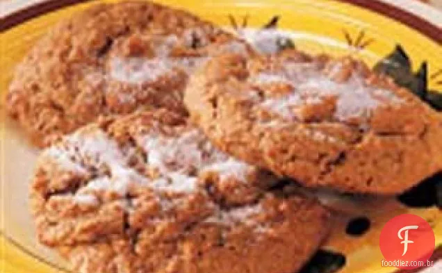 Biscoitos de gengibre mastigáveis