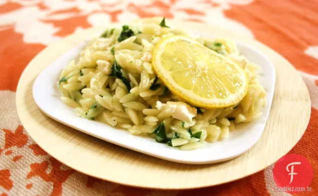 Orzotto Com Rampas De Mola E Queijo De Cabra