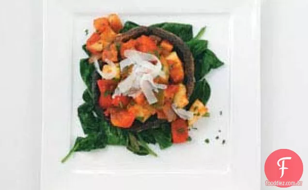 Portobellos com Ratatouille