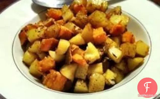 Batatas Assadas com Cebola