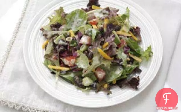Salada de taco com um toque especial