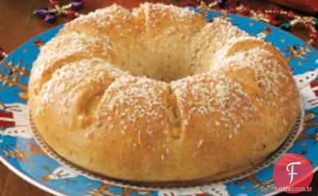 Anéis de queijo com ervas