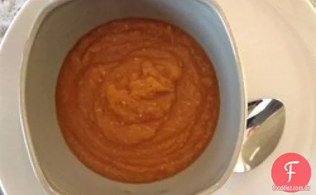 Sopa de abóbora dupla