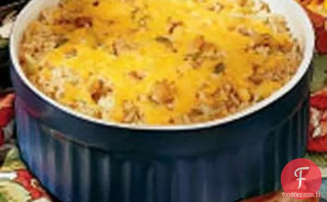 Caçarola de arroz com frutos do mar