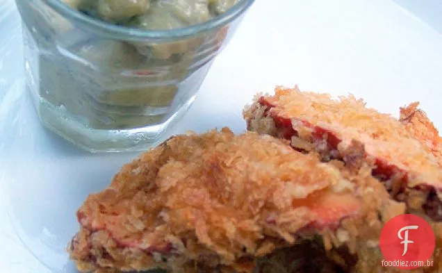Frango Da Floresta Bolinhos Com Alho Selvagem E Noz Mayo