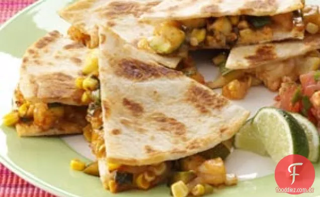 Quesadillas de Camarão BBQ