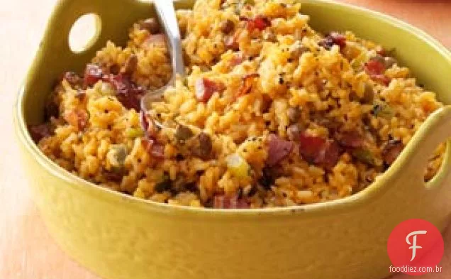 Ervilhas e arroz das Bahamas
