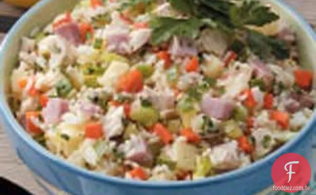 Salada de Frango e Arroz