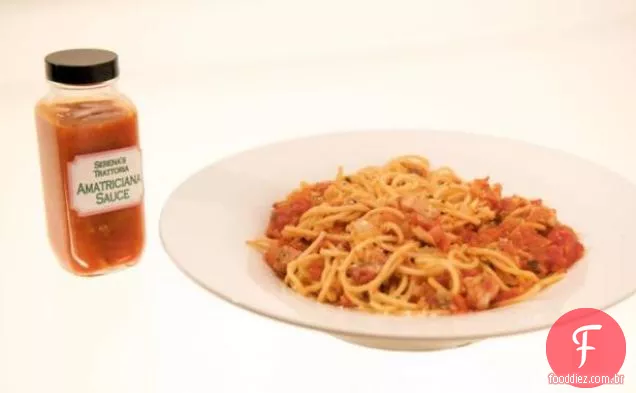 Macarrão com Molho Amatriciana da Serena
