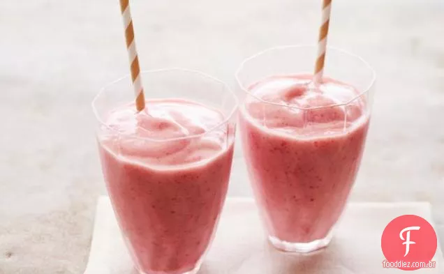 Smoothies de frutas congeladas