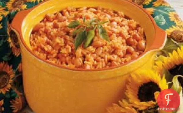 Feijão carioca e arroz
