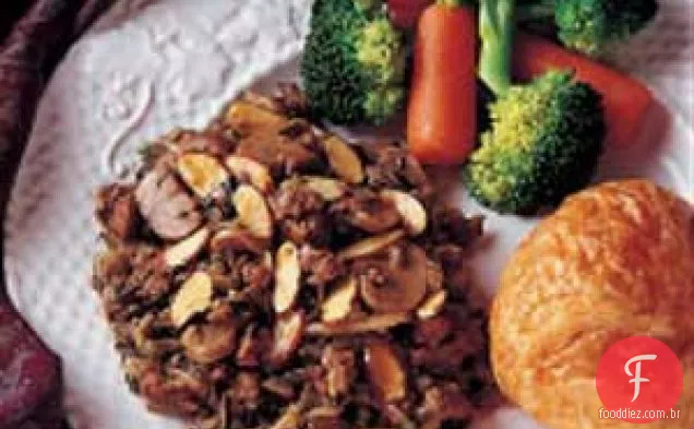Prato Quente de Arroz Selvagem