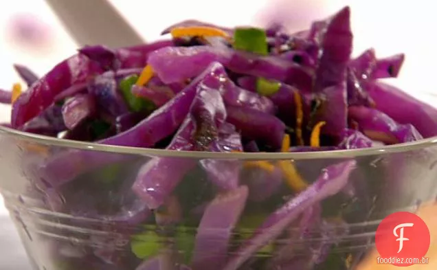 Salada de repolho crocante grelhada