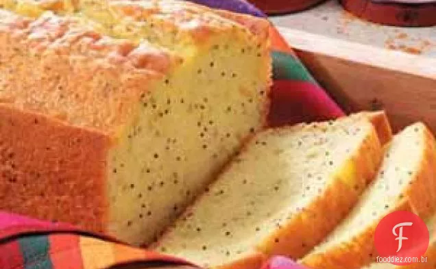 Pão de Limão com Semente de Papoula